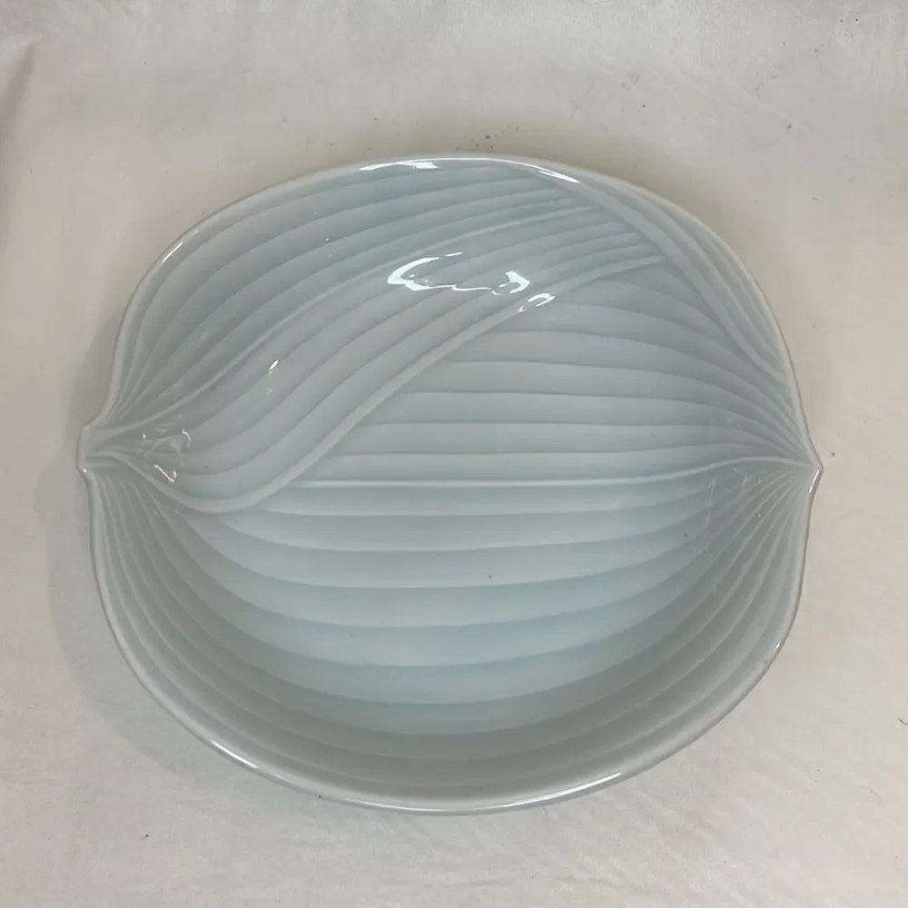 Porcelain China Plate Bowl Dish Texture Leaf Sea Stripe Chinese Japanese Caldron
